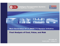Next Generation 911 NG911 System Initiative Final Analysis of Cost Value and Risk Version 10