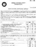 Status Civil Aeronautics Manuals