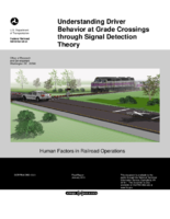 Understanding driver behavior at grade crossings through signal detection theory