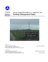 Gateway National Recreation Area  Sandy Hook Unit  parking management study