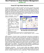 Best Practices for Road Weather Management Version 30 Texas DOT High Water Detection System