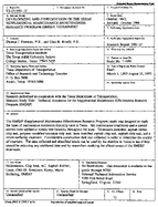 Development and Construction of the Texas Supplemental Maintenance Effectiveness Research Program SMERP Experiment