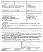 Sensitivity Analysis of and Strategic Plan Development for the Implementation of the ME Design Guide in TXDOT Operations  Volume 1 and Volume 2