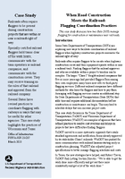 When Road Construction Meets the Railroad Flagging Coordination Practices