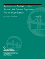 Synthesis and evaluation of the service limit state of engineered fills for bridge support
