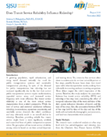 Does Transit Service Reliability Influence Ridership Research Brief