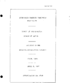 Interstate Commerce Commision Report of the Accident  Investigation Occuring on the MISSOURI KANSAS AND TEXAS RAILWAY STARK KS
