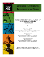 Nondestructive Evaluation of MoDOT Bridge Decks Pilot Study NUTC R311