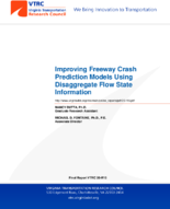 Improving Freeway Crash Prediction Models Using Disaggregate Flow State Information