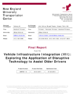 Vehicle Infrastructure Integration VII Exploring the Application of Disruptive Technology to Assist Older Drivers