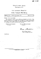 CAM 21 Supplement No 1  CAM 21 Dated August 1959 Aircraft Type Rating