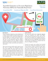Equitable Estimation of Accurate HighInjury Networks HINs for Vulnerable Road Users Research Brief