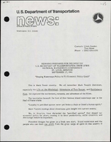 Remarks Prepared for Delivery by US Secretary of Transportation Drew Lewis at the National Waterways Conference