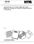 Implications of a North American grain marketing system for prairie transportation and elevators