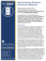 NextGeneration Pavement Performance Measures tech brief