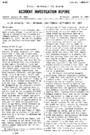 Investigation of Aircraft Accident SLICK AIRWAYS BURBANK CALIFORNIA 19470917