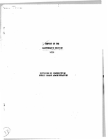 Report of the Maintenance Section 1939