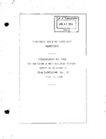 Interstate Commerce Commision Report of the Accident  Investigation Occuring on the BALTIMORE AND OHIO RAILROAD BAKERSTOWN PA