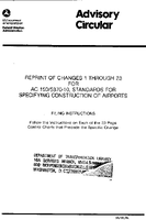 AC 150537010 CHANGE 1 Change 1 to AC 150537010 Standards for Specifying Construction of Airports