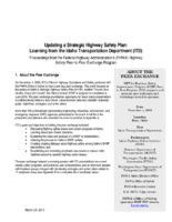 Highway Safety PeertoPeer Exchange Program