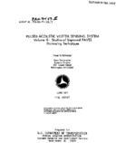 Pulsed Acoustic Vortex Sensing System Volume II  Studies of Improved PAVSS Processing Techniques