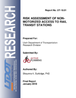 Risk Assessment of NonMotorized Access to Rail Transit Stations
