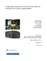 Fundamental evaluation of the interaction between RASRAP and virgin asphalt binders