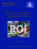 INDOT Research Program Benefit Cost AnalysisReturn on Investment for Projects Completed in FY 2017