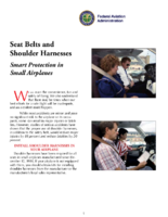 Seat Belts and Shoulder Harnesses Smart Protection in Small Airplanes