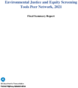 Environmental Justice and Equity Screening Tools Peer Network 2021