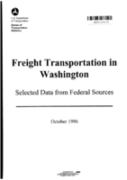 Freight Transportation in Washington Selected Data from Federal Sources