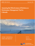 Assessing the Effectiveness of Friction as a Performance Management Tool in Colorado