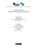 Investigation of Freeway Operations in Metro Detroit