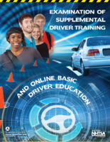 Examination of Supplemental Driver Training and Online Basic Driver Education