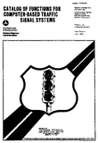 Catalog of Functions for ComputerBased Traffic Signal Systems