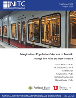 Marginalized Populations Access to Transit Journeys from Home and Work to Transit