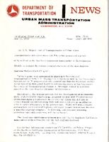 Department of Transportation News Urban Mass Transportation Administration UTMA 7359