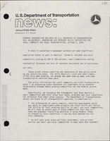 Remarks Prepared for Delivery by US Secretary of Transportation Neil Goldschmidt Announcing DOT Proposed Policy Initiatives for Small Community and Rural Transportation
