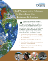 Real Transportation Solutions for Greenhouse Gas Emissions Reductions