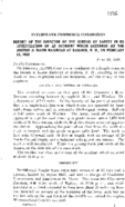 Interstate Commerce Commission Report of the Accident  Investigation Occurring on the BOSTON AND MAINE RAILROAD BALLOCH NH