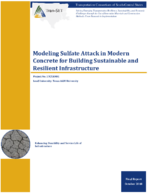 Modeling Sulfate Attack in Modern Concrete for Building Sustainable and Resilient Infrastructure