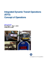 Integrated Dynamic Transit Operations IDTO concept of operations