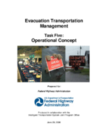 Evacuation transportation management  task five  operational concept