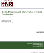 Results Discussion and Interpretation of Mussel Translocations