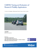 CARMA Testing and Evaluation of Research Mobility Applications