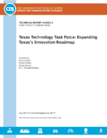 Texas Technology Task Force Expanding Texass Innovation Roadmap