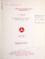 WMATA Rapid Transit Vehicle Engineering Tests