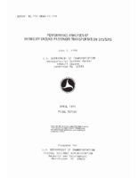 Performance Model of Intercity Ground Passenger Transportation Systems