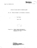 Effects of Highway Runoff on Receiving Waters Volume III Resource Document for Environmental Assessments