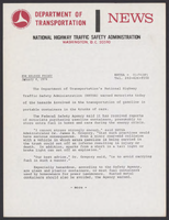 NHTSA News Releases JanuaryMarch 1974